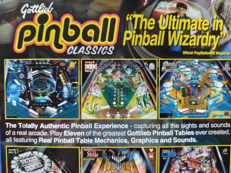 PS2 - Gottlieb Pinball Classics
