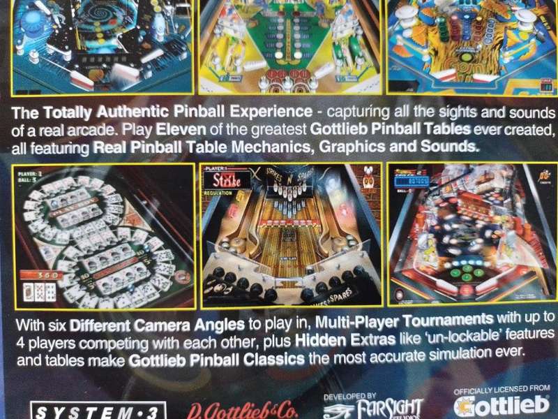 PS2 - Gottlieb Pinball Classics
