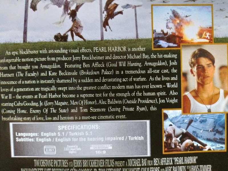 DVD - Pearl Harbor