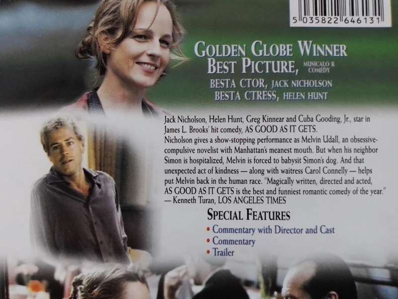 DVD - As Good As It Gets