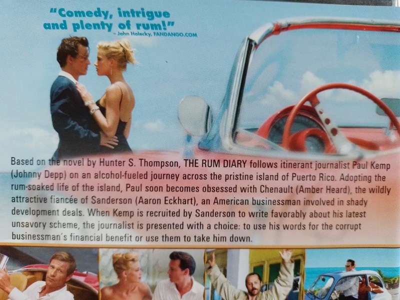 DVD - The Rum Diary - Depp