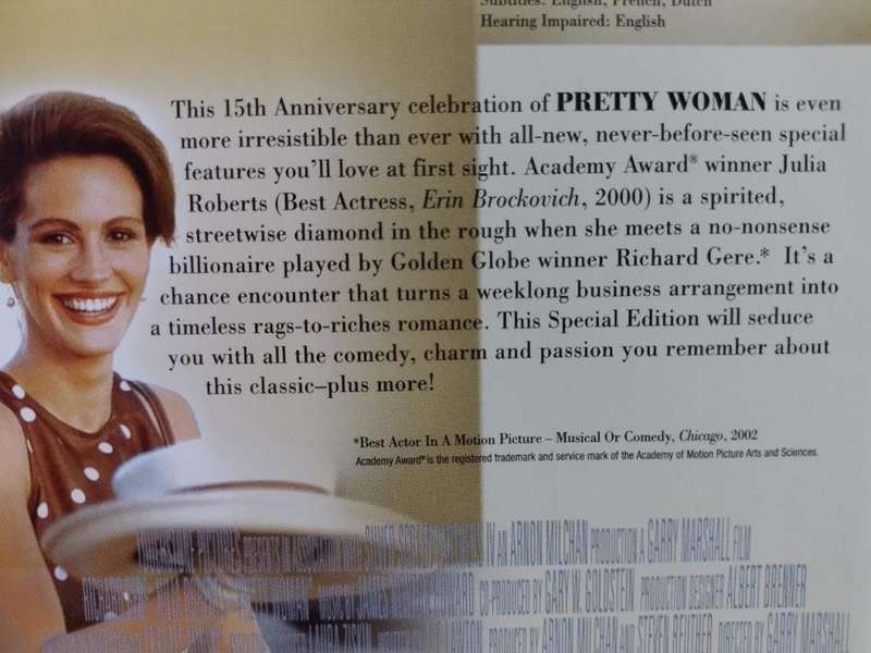 DVD - Pretty Woman 15th Anniversary Edition