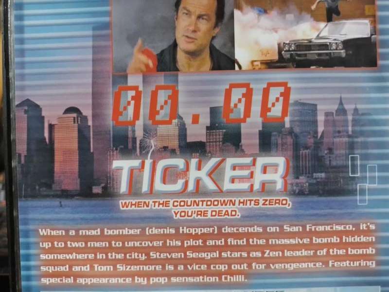 DVD - Ticker - Steven Segal