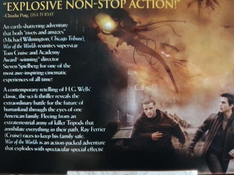 DVD - War of The Worlds - Tom Cruise