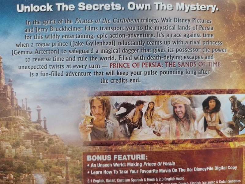 DVD - Prince of Persia The Sands of Time