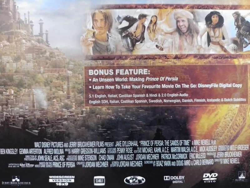 DVD - Prince of Persia The Sands of Time