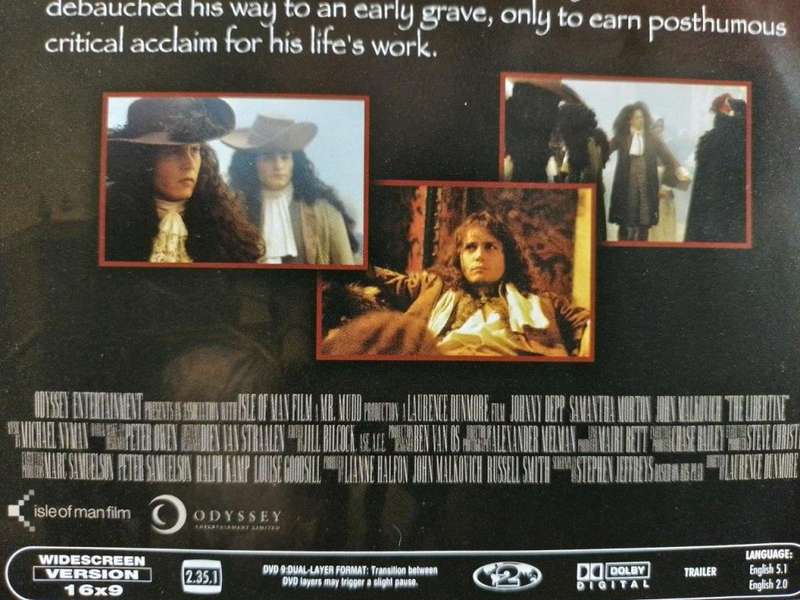 DVD - The Libertine Johnny Depp