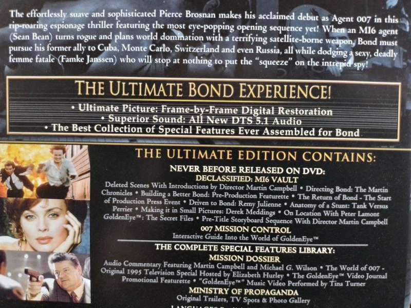DVD - Goldeneye  - James Bond 007 - Ultimate Edition 2 Disc Set