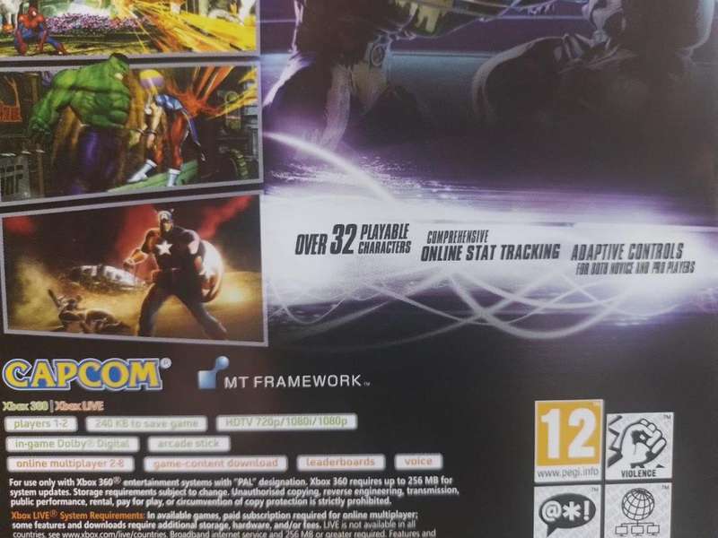 Xbox 360 - Marvel Vs. Capcom 3 Fate of Two Worlds