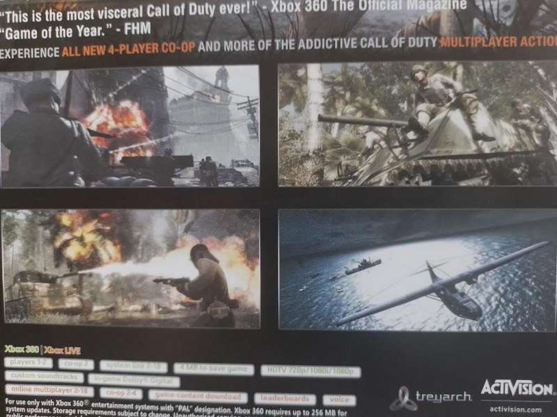 Xbox 360 - Call of Duty World At War - Classics