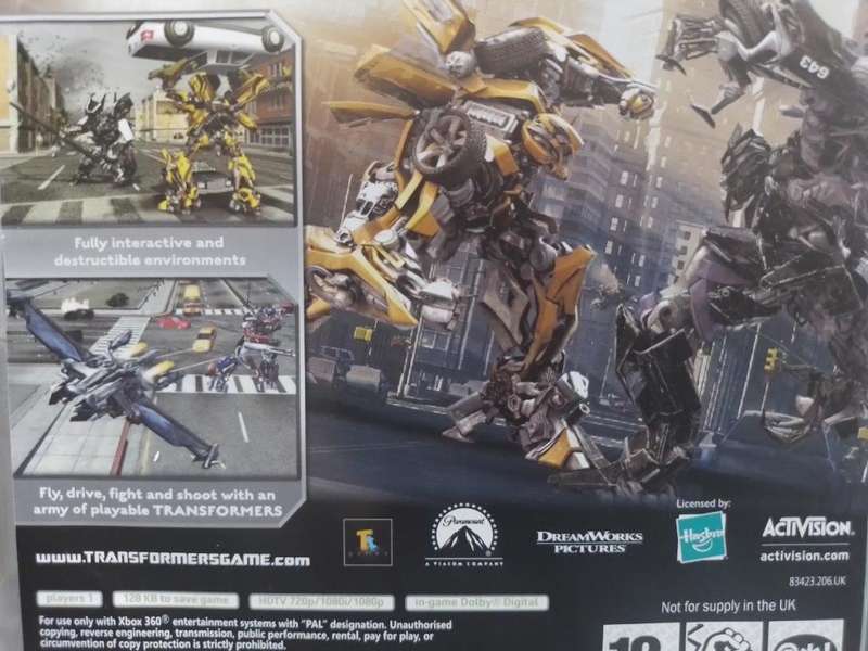Xbox 360 - Transformers The Game - Classics