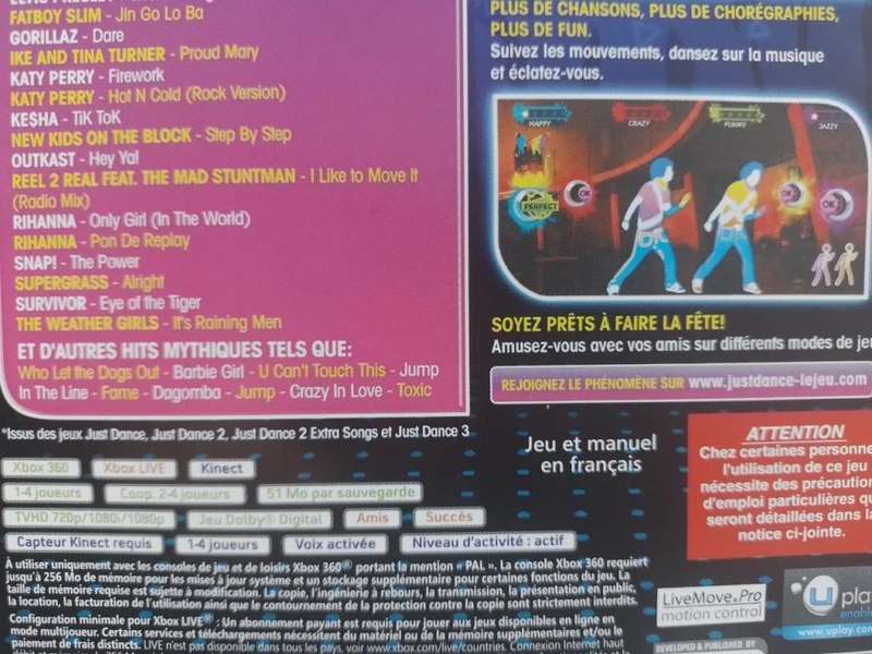 Xbox 360 - Dance Central 2  (Requires Kinect Sensor)