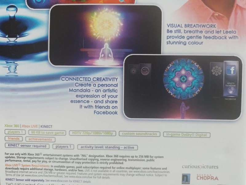 Xbox 360 - Deepak Chopra's Leela body, mind, spirit, play (Requires Kinect Sensor)