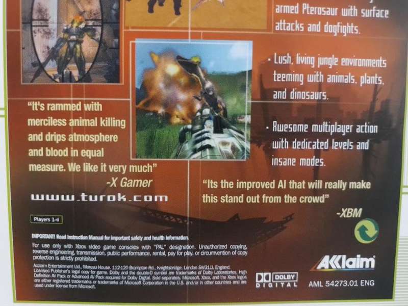 Xbox - Turok Evolution