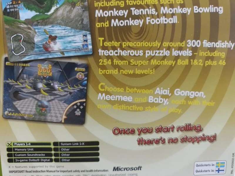 Xbox - Monkey Ball Deluxe