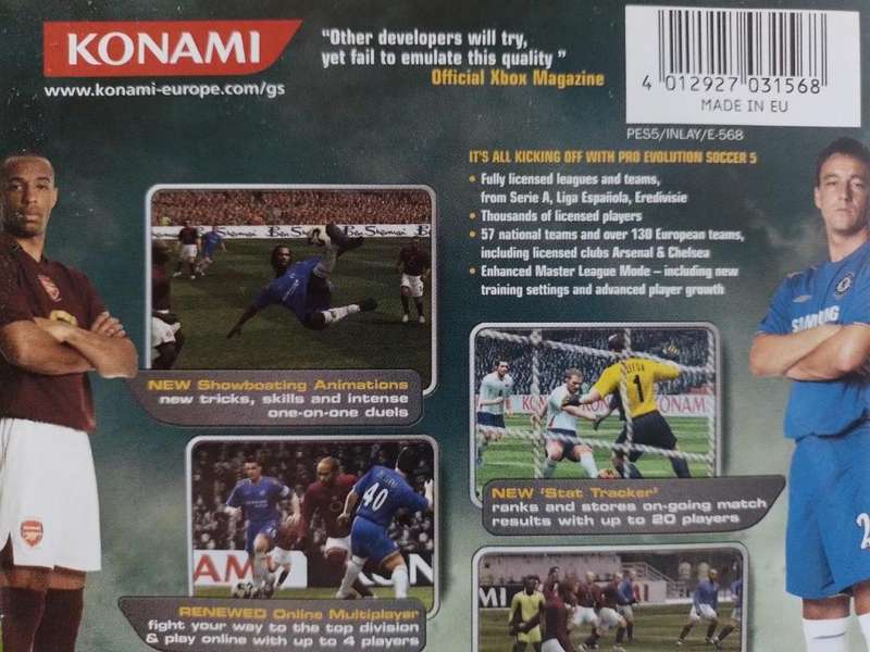 Xbox - Pro Evolution Soccer 5