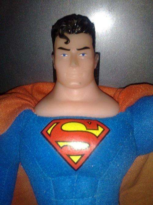 Superman Soft Toy with rubber head +- 36 cm