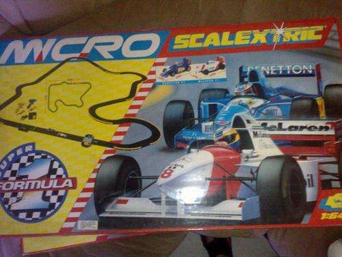 Micro Scalextric Super Formula 1  1:64 scale.Track length 8.04 meters