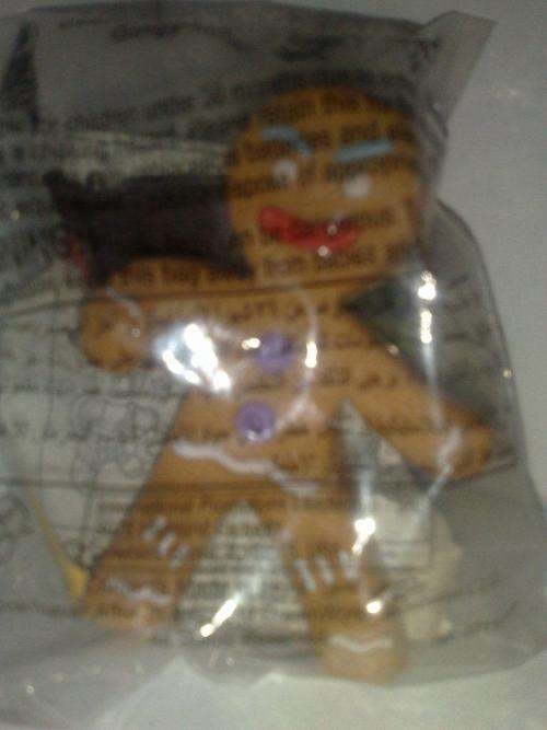 McDonalds Gingerbread man - Shrek for ever after in packet