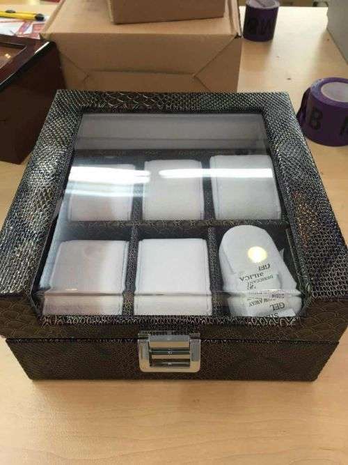 6 BLOCK WATCH BOX WATCH STORAGE