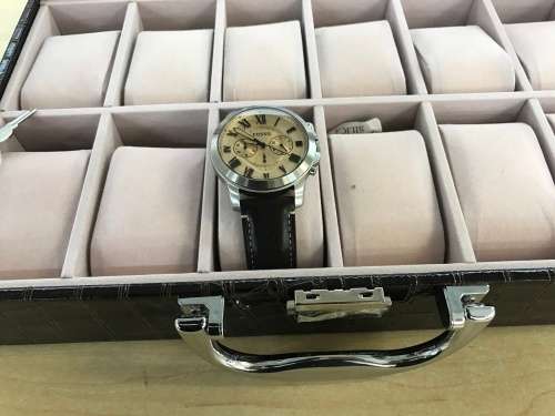 12 Blocks watch box /watch storage PU Leater