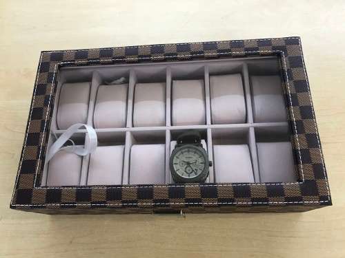 12 Blocks / Slot watch box /watch storage Design Brand