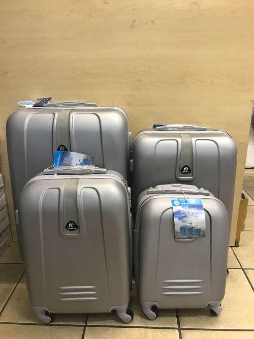 Set of 4 Suitcases Travel Trolley Luggage,ABS with Universal Wheels