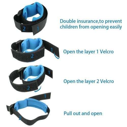 Child Kids Anti-lost Safety Leash Wrist Link Harness Strap Reins Traction Rope