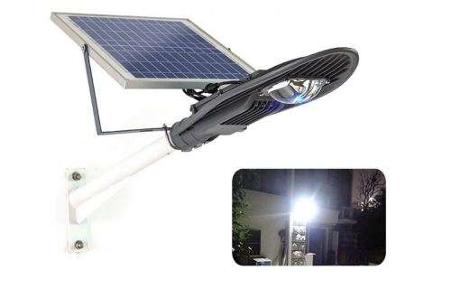 30w Solar Powered Panel LED Automatic Control Street Light Outdoor Flood Lights