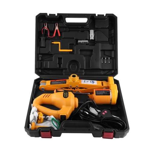 Automotive Electric Car Jack, 3 Ton 12V DC Scissor Lift Jacks Electric Jack Lifting Kit