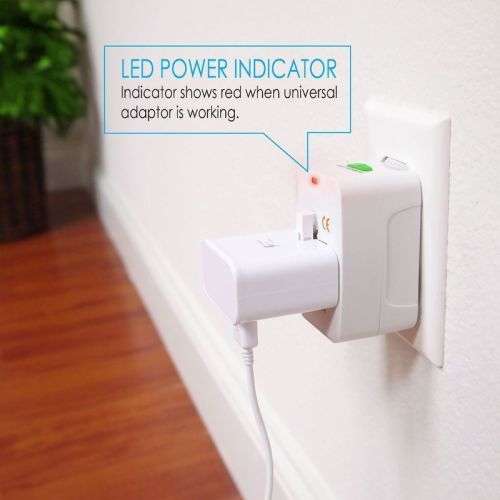 Universal Power Plug Adapter Electric Converter US/AU/UK/EU International Socket
