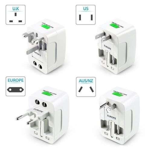 Universal Power Plug Adapter Electric Converter US/AU/UK/EU International Socket