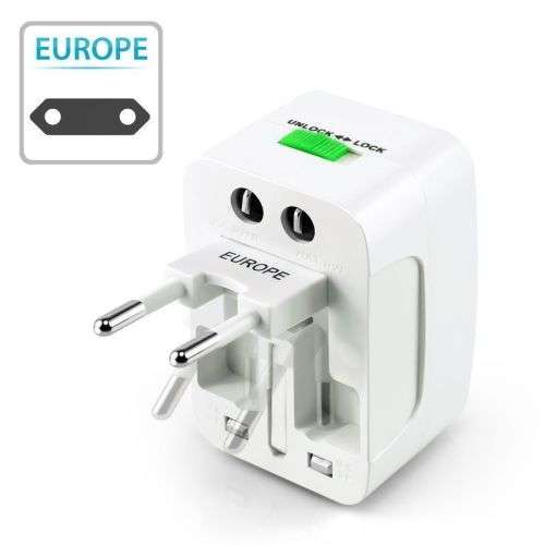 Universal Power Plug Adapter Electric Converter US/AU/UK/EU International Socket