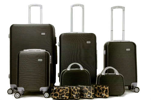 *special offer* Set of 6 Suitcases Travel Trolley Luggage,ABS with Universal Wheels