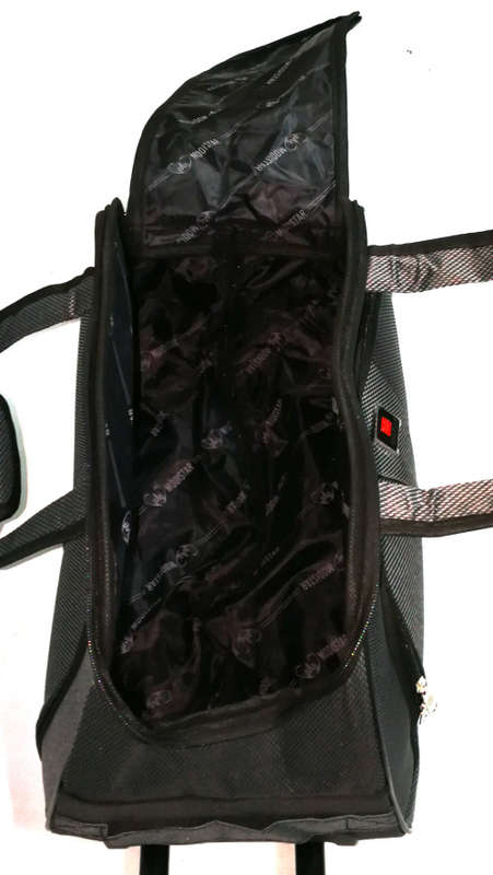 Set of 3 Cloth Suitcases Travel Trolley Luggage