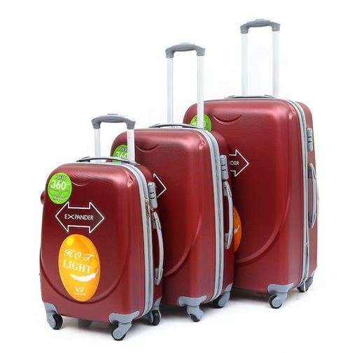 *special offer* Set of 3 Suitcases Travel Trolley Luggage,ABS with Universal Wheels Blue