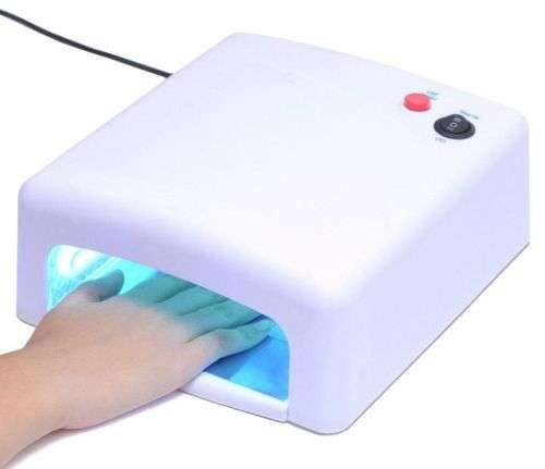 Details about  36W UV Lamp Gel Polish Curing Nail Art Dryer Manicure with 120sec Timer 4 Bulbs
