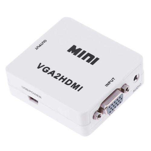 Mini RCA VGA to HDMI Converter Adapter Composite AV2HDMI Converter 1080P HDTV DVD