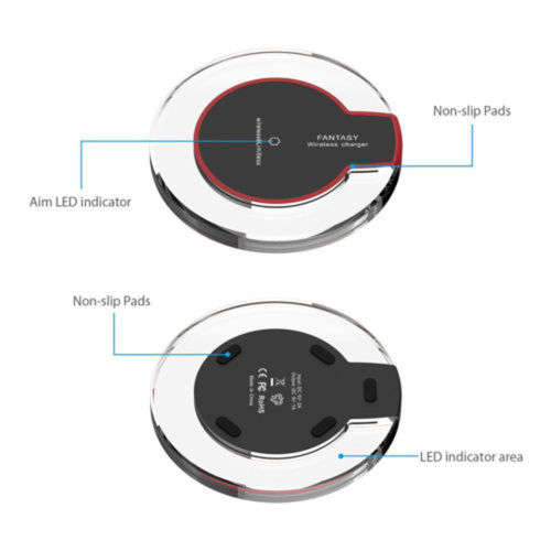 Fast Qi Wireless Charger Charging Dock Pad