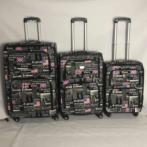 *special offer* Set of 3 Suitcases Travel Trolley Luggage,PU Leather  with Universal Wheels