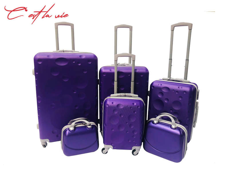 *special offer* 28 Set of 6 Suitcases Travel Trolley Luggage,ABS with Universal Wheels