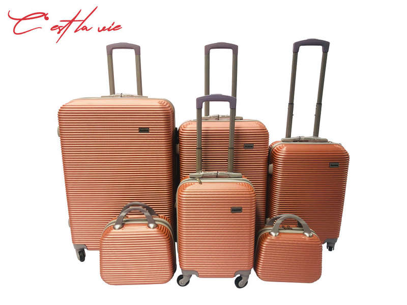 *special offer* 28 Set of 6 Suitcases Travel Trolley Luggage,ABS with Universal Wheels