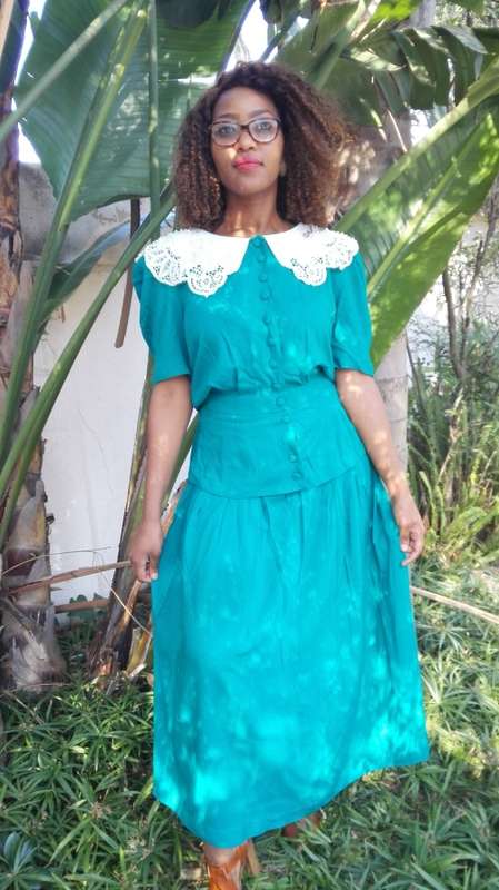 Turquoise dress