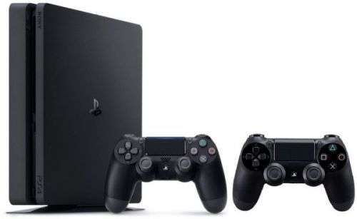 Sony Playstation 4 Console (PS4) Slim 1TB plus 2x DualShock4 Controllers