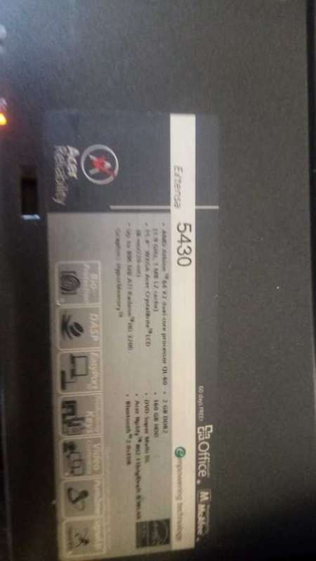 Acer Extensa 5430 Laptop Free Delivery