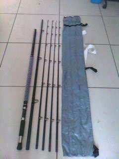 4.4m Graphite Fishing Rod with 4 tips