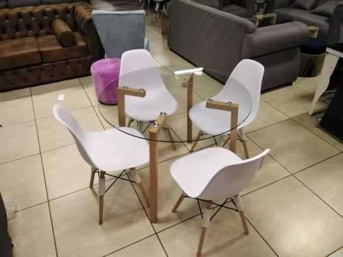 White Chairs Patio or Dining Room
