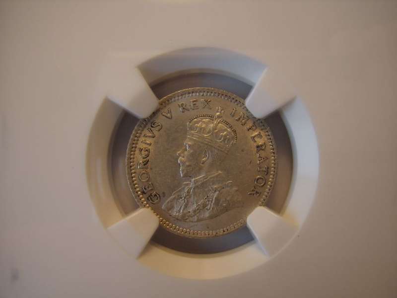 South Africa 1923 6D NGC graded AU55, Seldom offered Crazy R1 Start!!!