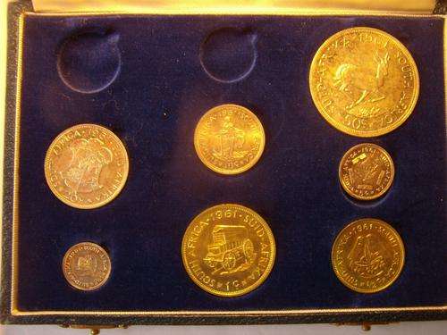 South Africa 1961 Proof set Exellent condition Crazy R1 Start!!!