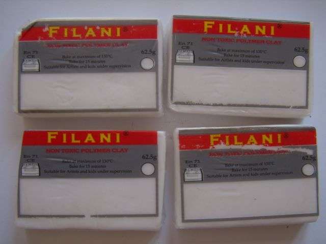 FILANI Polymer Clay Set of 4 Translucent Exellent Buy!!!